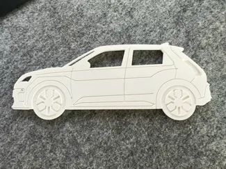 Renault R5 E-Tech - Stilisierte Seitenansicht