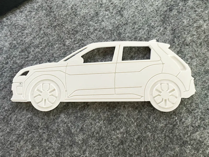 Renault R5 E-Tech - Stilisierte Seitenansicht
