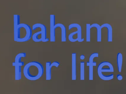 baham sign