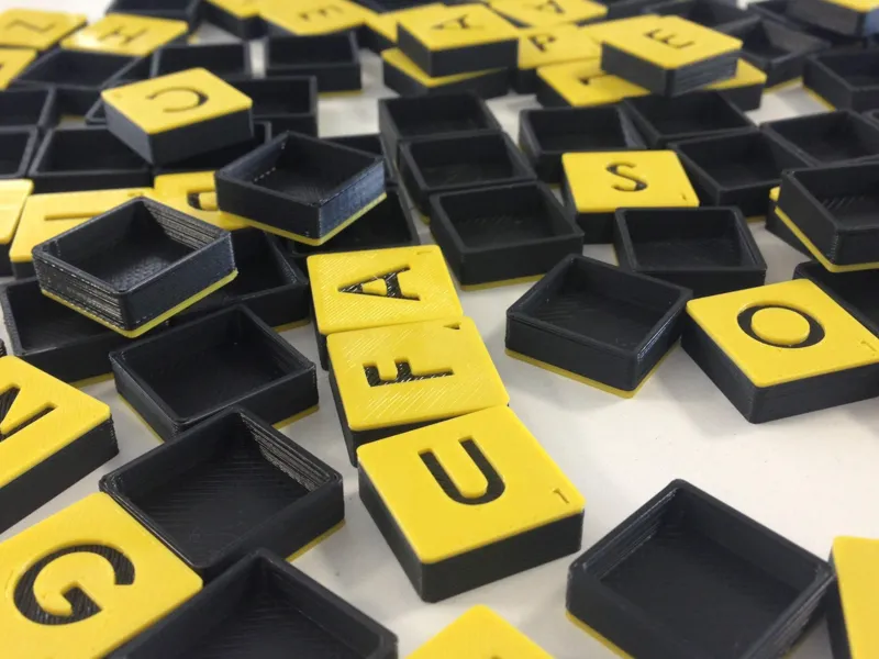 Spanish Scrabble Chips