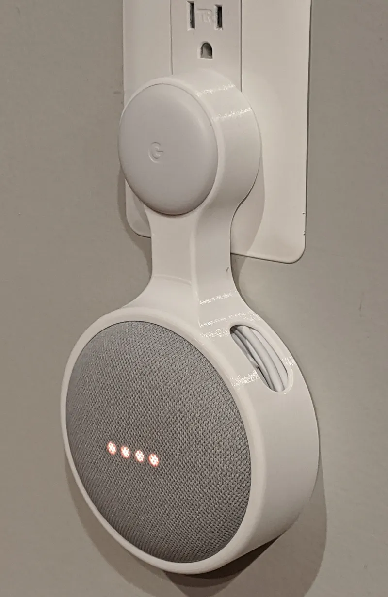 Google Nest Mini 2nd Generation Wall Plug Mount