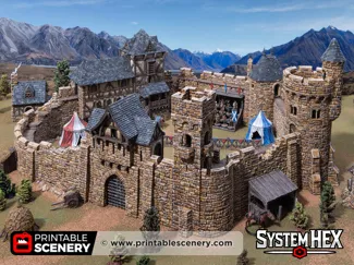 SystemHEX trial pack - Small Square Tower & Wall