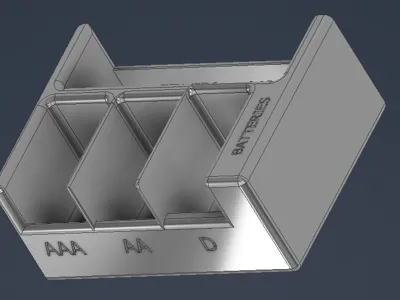 Home battery organizer 
