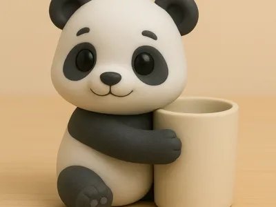 Panda Pencil Holder