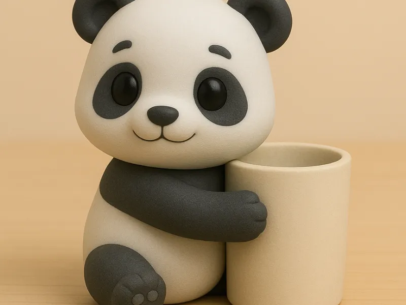 Panda Pencil Holder