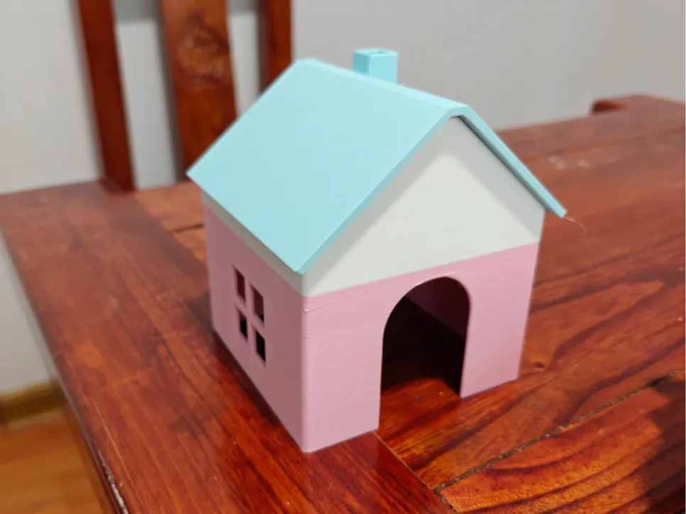 Curated visual reference: Gallery Detail: Small Gecko Hamster Hideaway Separate Parts Print Easy Assembly