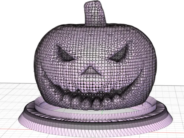 Pumpkin hollow lamp