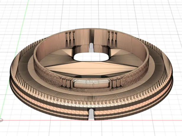 Disk led Base for pumpkin