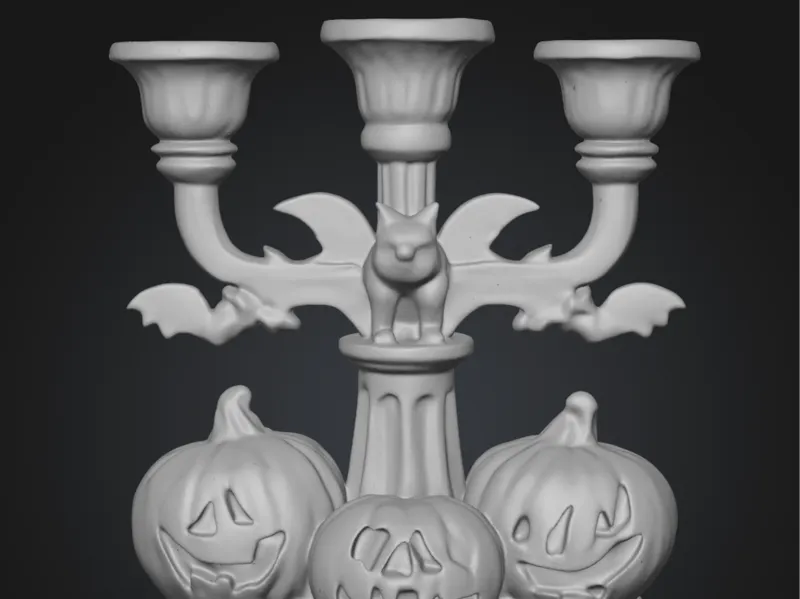 HALLOWEEN CANDELABRUM