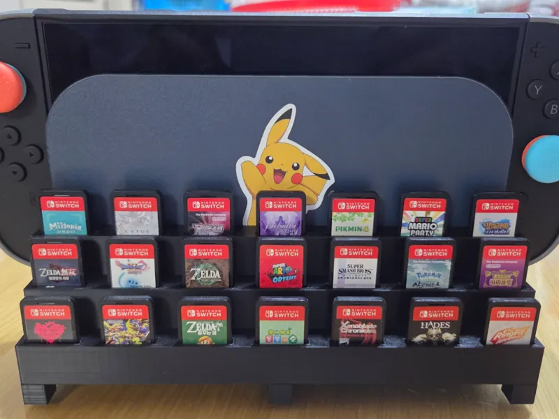 Nintendo Switch2 cartridge holder & bottom vent