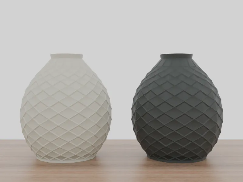 Pineapple-inspired vase