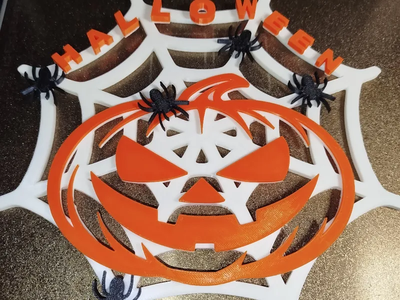 toile d halloween citrouille