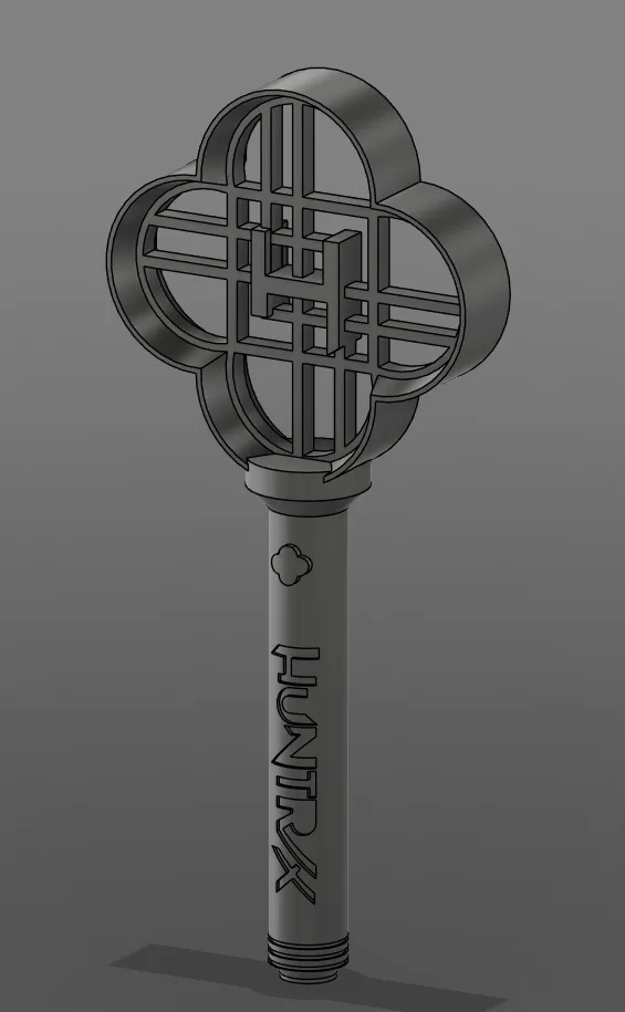 Kpop Demon hunter Huntrix(Huntr/x) light Stick by zygoonix MakerWorld