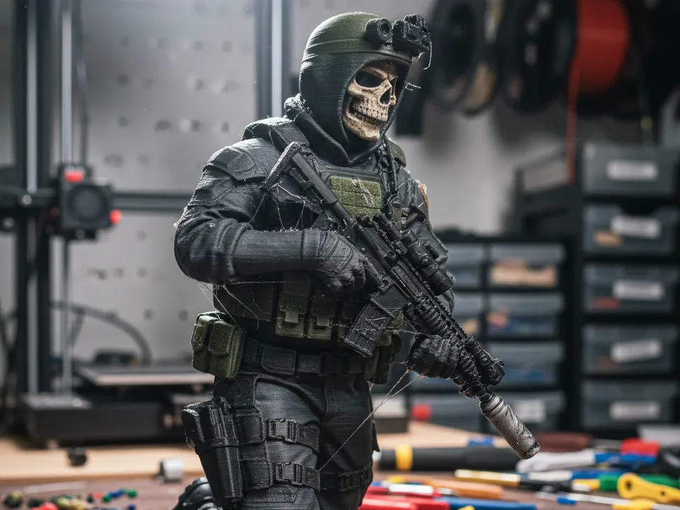 call of duty ghost - Free 3D Print Model - MakerWorld