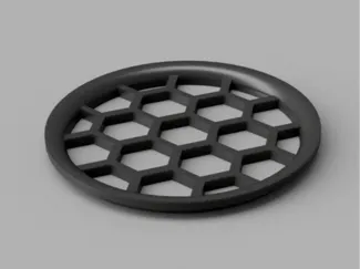 Honeycomb coaster