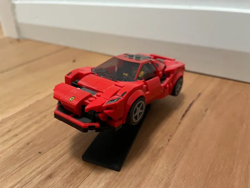 Display stand for plastic bricks V2