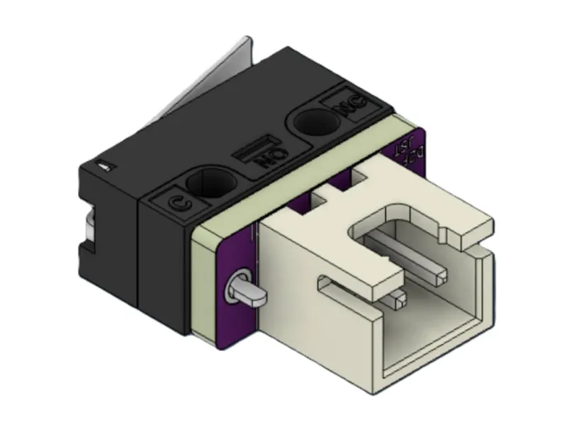 ERCFV3 微动PCB焊接垫片 D2F_to_JST_PCB 