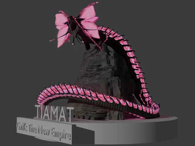 Tiamat (Godzilla x Kong: The New Empire) statue