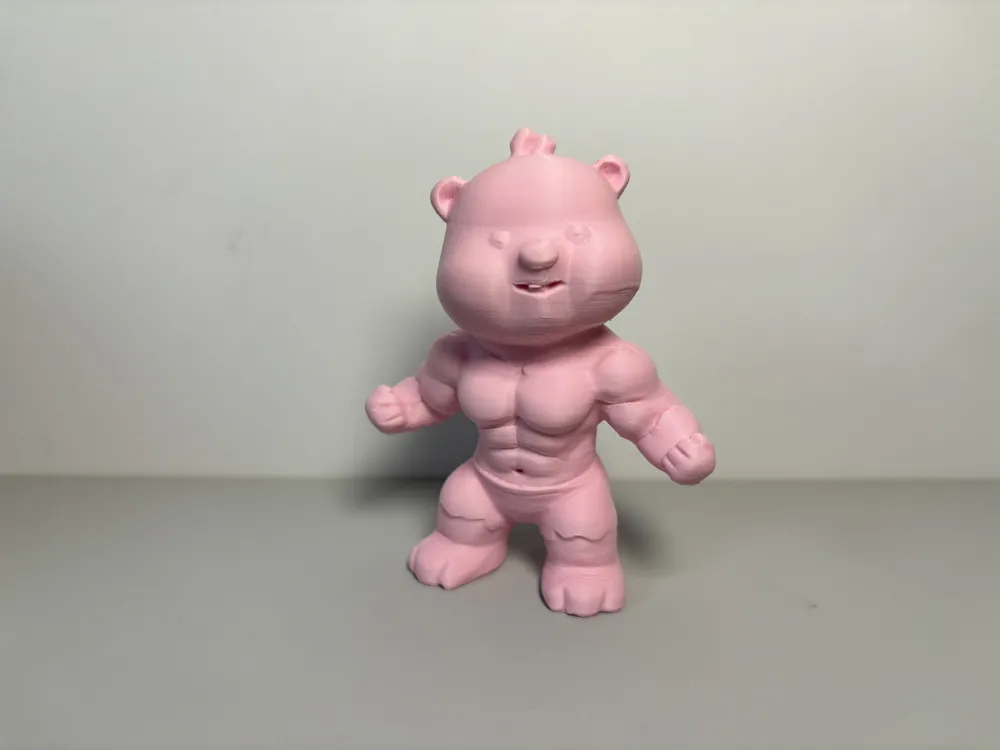 Muscle Loopy Extreme Contrast Fitness Buddy 'Muscle LOOPY' Desktop Figurine by Black ...