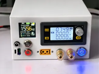 多功能可调电源带天气时钟显示(大功率1200W 可改SK120X显示模块)
