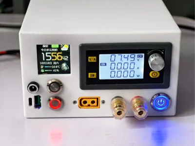 Multi-functional Adjustable Power Supply with Weather Clock Display (High Power 1200W, SK120X display module can be modified)