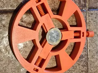 coin vice Münzschraubstock Münzhalter Sondler