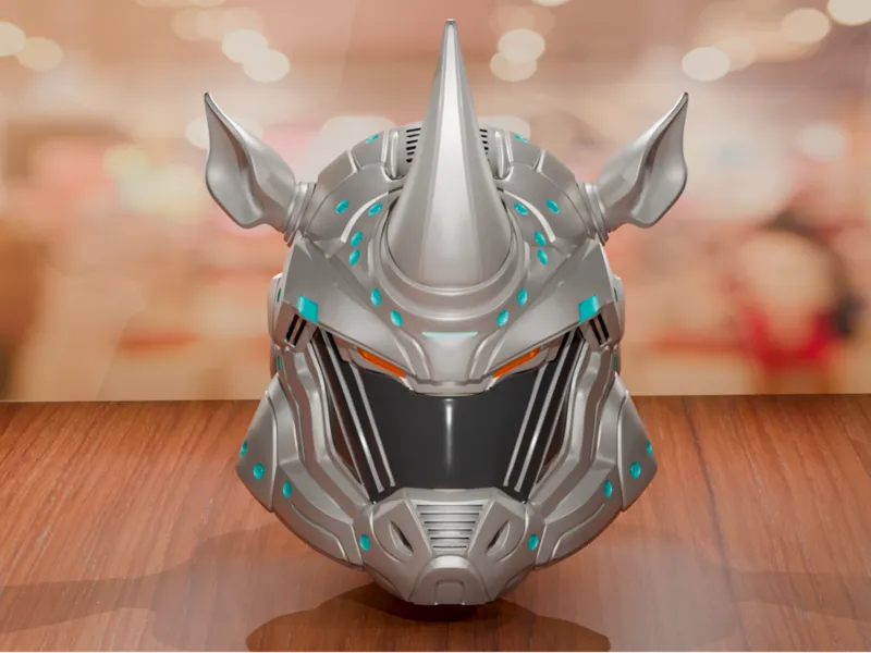 Cyber Rhino FullMask – Spiderman Villain Inspired 