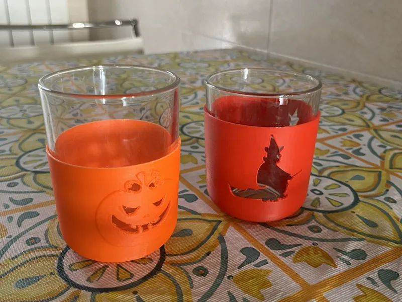 Halloween glass cover