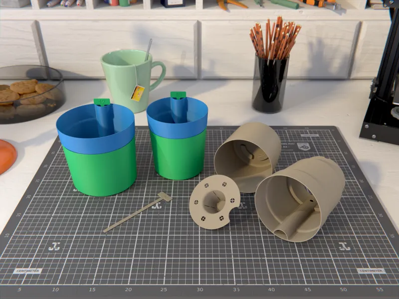 Self Watering System (Ø 10 cm & Ø 12 cm Pots)
