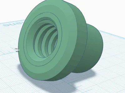 Extension Pole Topper Cap w/ Universal Threads