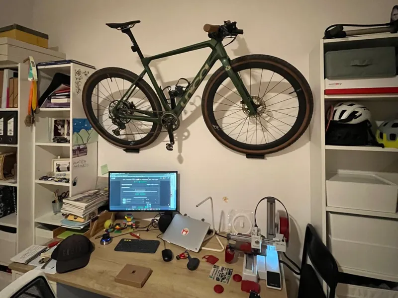 Soporte pared bicicleta