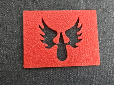 Blood Angels 40K 25mm Vehicle Airbrush Stencil