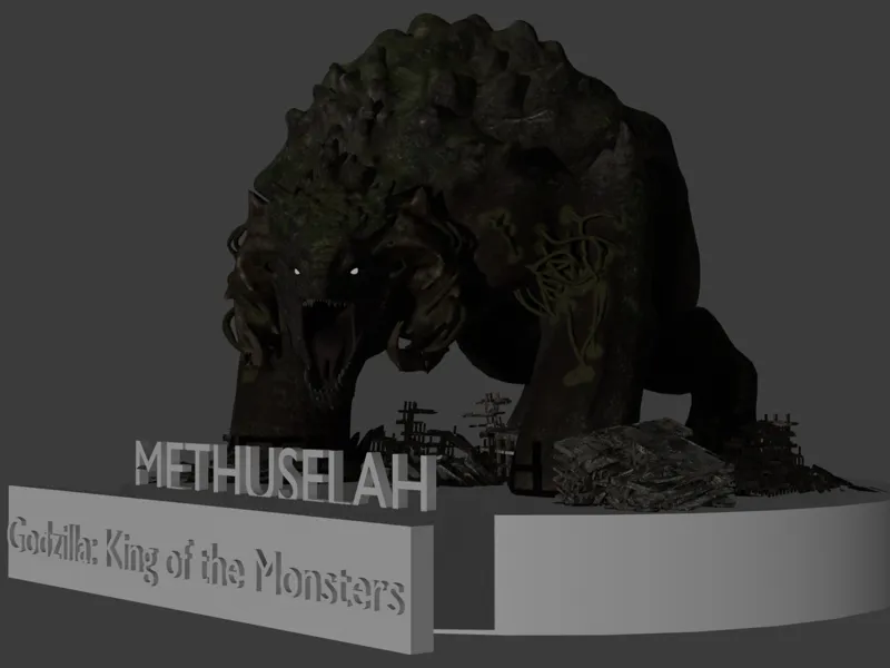 Methuselah (Godzilla: King of the Monsters) Statue