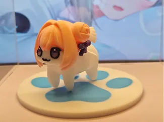 可爱猫爪手办底座