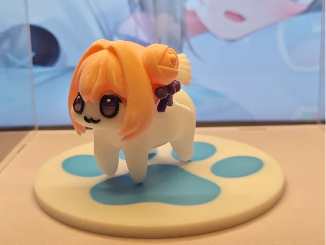 可爱猫爪手办底座