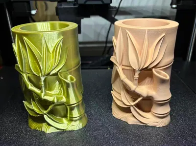 Bamboo Pen Holder