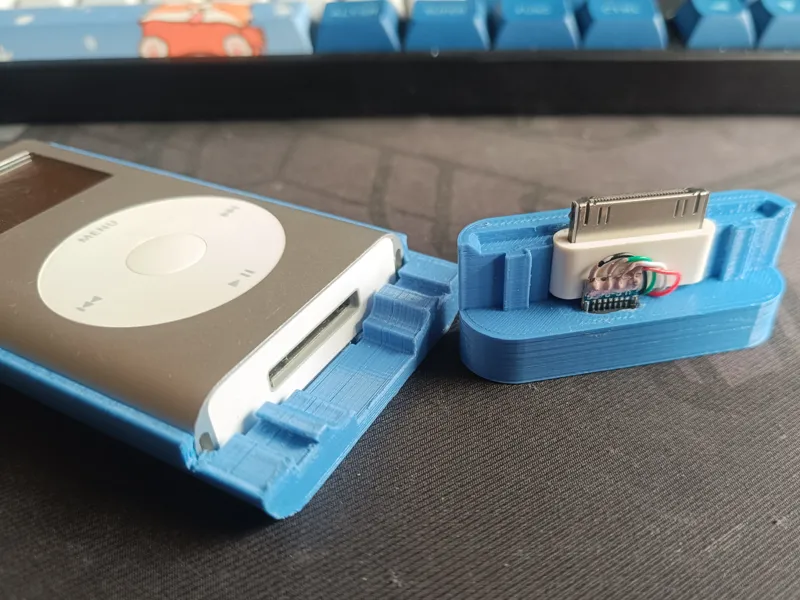 Case for iPod mini to convert it to USB-C