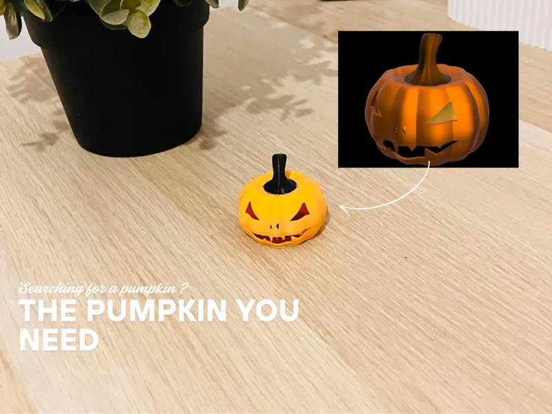 LED Pumpkin Lantern