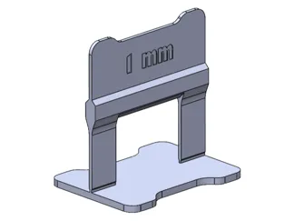 Tile grout - levelling system - 1mm