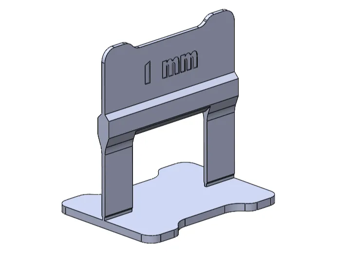 Tile grout - levelling system - 1mm