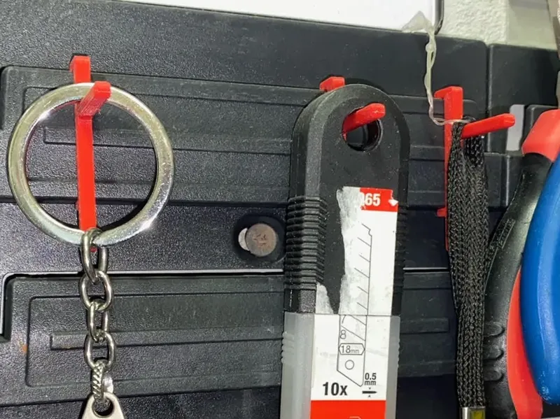 wall-mounted tool holder, thin holder 