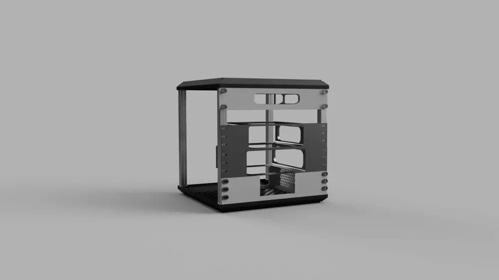 10 Inch Rack 3d Part RackMini 10 Inch Rack 15x15 Extrusion - Free 3D Print Model - MakerWorld
