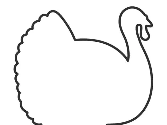 Turkey cookie cutter