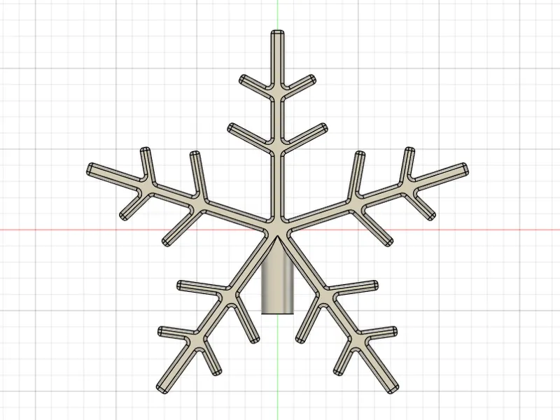 Snowflake Christmas Tree Topper