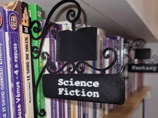Enseigne pour livre et bibliothéque