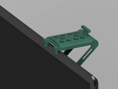 Headset Stand for the Computer Screen