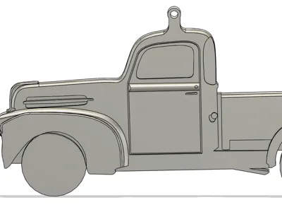 Ford Truck Christmas Tree ornament 