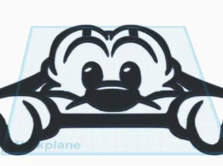 Pluto dog wallart stl
