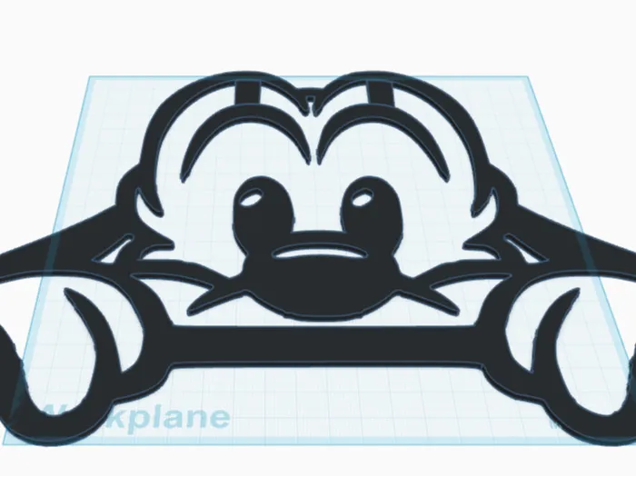 Pluto dog wallart stl