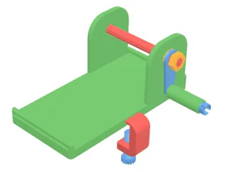 Thermal Receipt Roller – Manual Roll-Up Tool